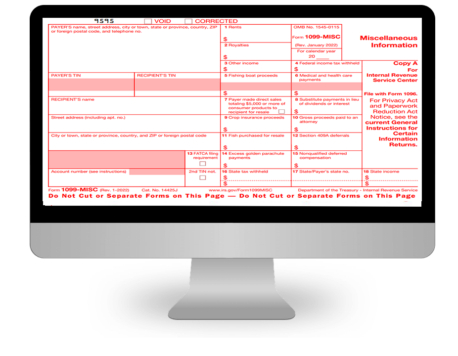 2019 Form 1099 MISC Create Fillable Printable 1099 MISC For Free