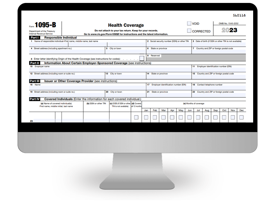 Form 1095-B for 2023