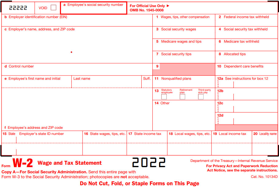 Form W2 Due Date 2022 tax year Form W2 Deadline 2022
