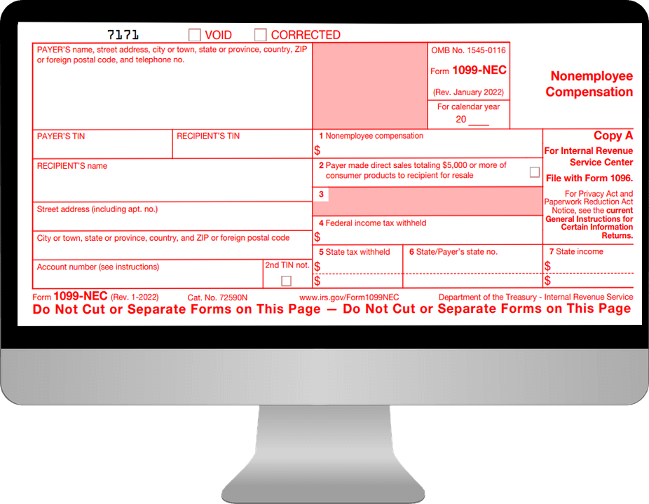 Form 1099-NEC for 2021